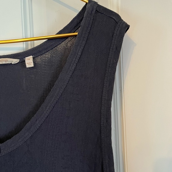 Soft Surroundings Black Tank Bailey Maxi Dress Sleeveless Pockets 2X Plus 5FG41 - Picture 3 of 12